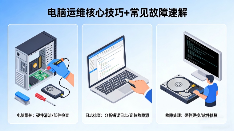 电脑运维核心技巧+常见故障速解